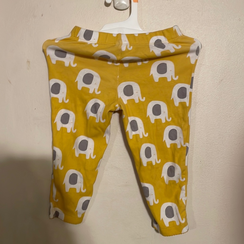 Girls 18months yellow carters elephant pants